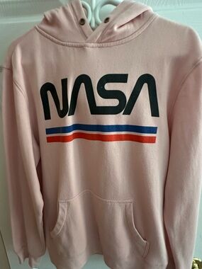 Boathouse Pastel Pink NASA Hoodie - LARGE
